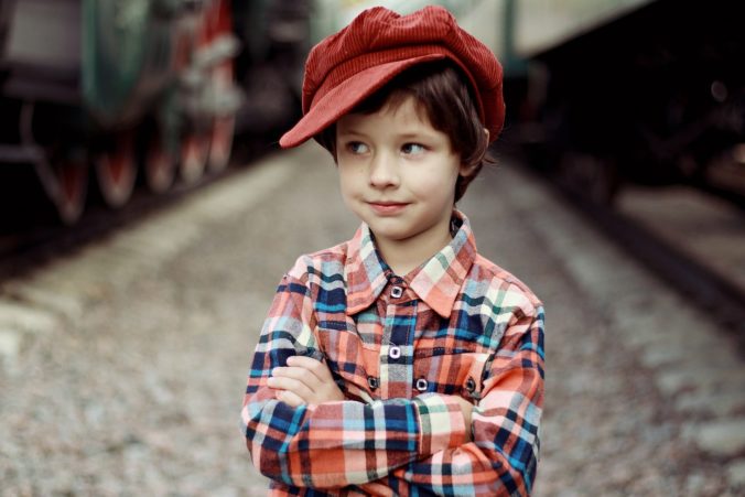 zelfverzekerde jongen