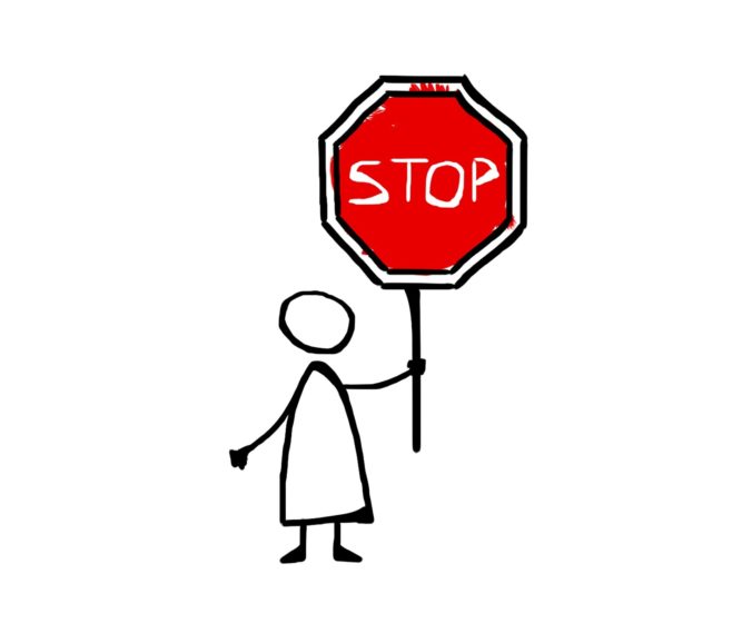 stop, grenzen