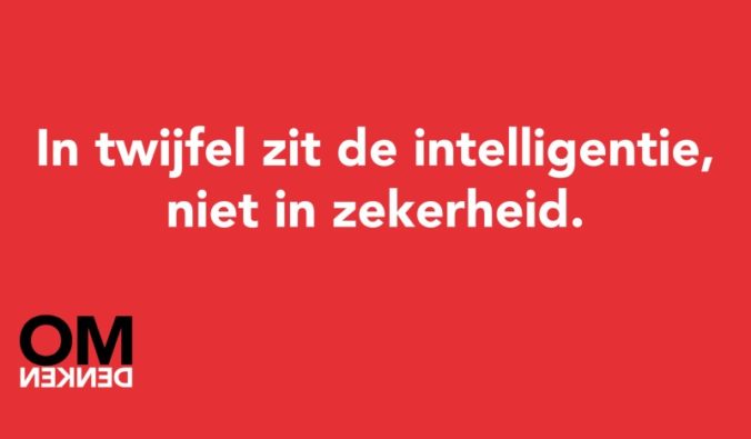omdenken over twijfel