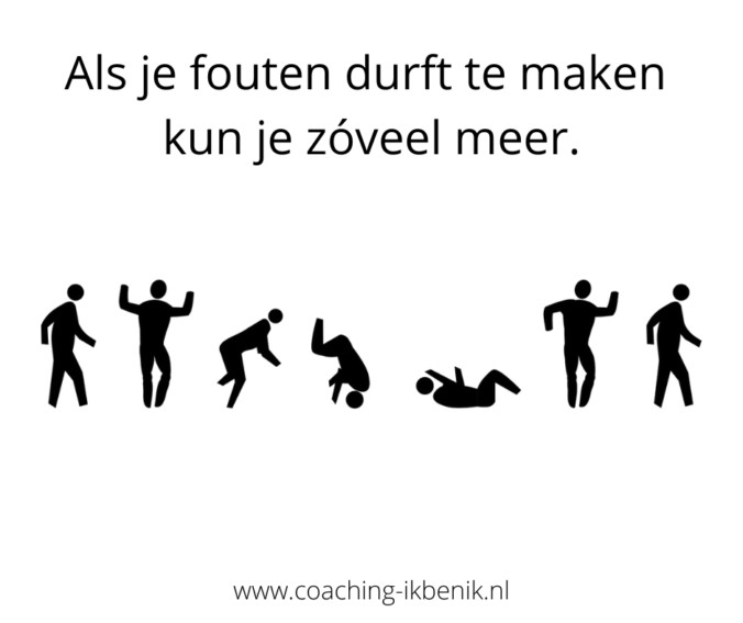 quote over fouten durven maken